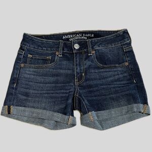 super stretch jean shorts